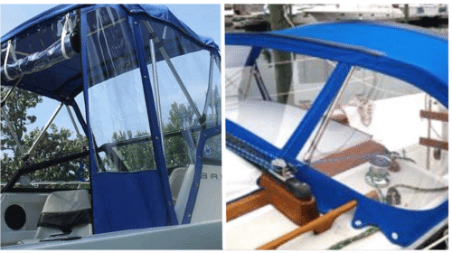 Tvätt och impregnering av båtkapell i Hallstahammar