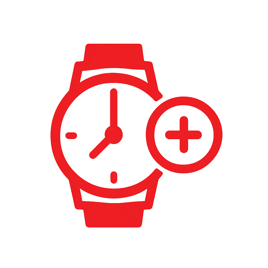 Klockbatteri ikon – armbandsur