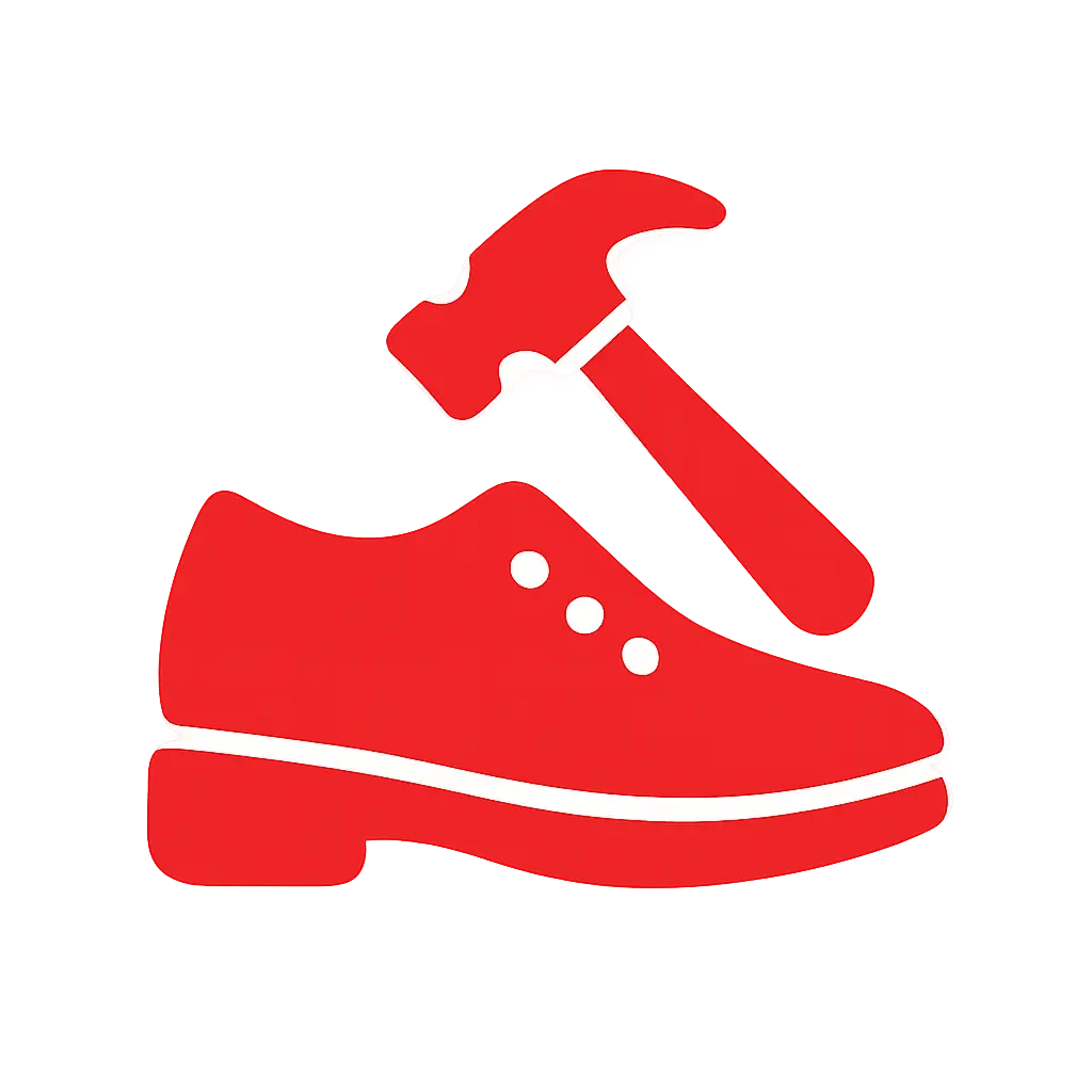 Skoservice ikon – sko och verktyg