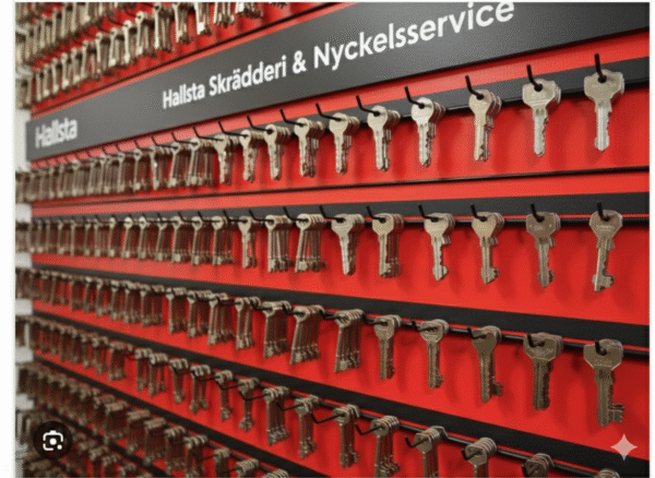 Hand som håller en uppsättning kopierade husnycklar